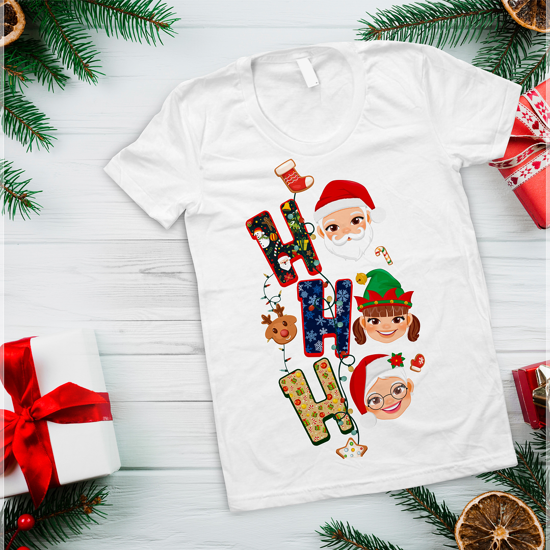 10 Artes para Camisa Ho Ho Ho Arquivo em Photoshop 3