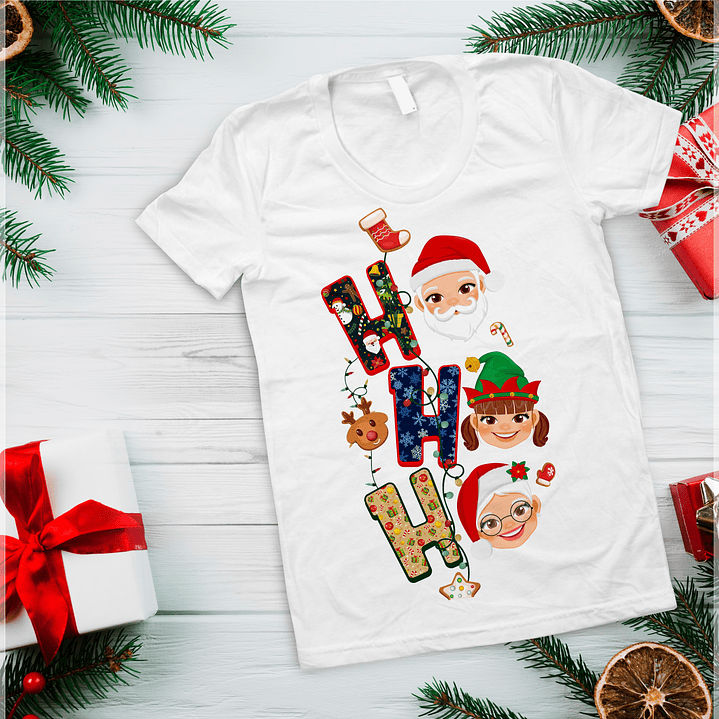10 Artes para Camisa Ho Ho Ho Arquivo em Photoshop 3