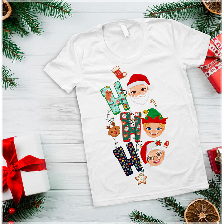 10 Artes para Camisa Ho Ho Ho Arquivo em Photoshop 4
