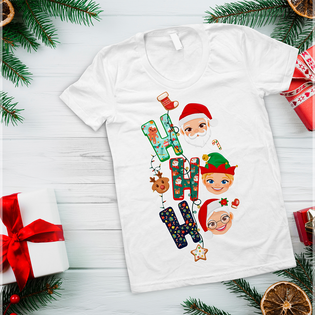10 Artes para Camisa Ho Ho Ho Arquivo em Photoshop 4