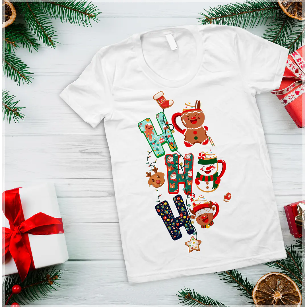 10 Artes para Camisa Ho Ho Ho Arquivo em Photoshop 5