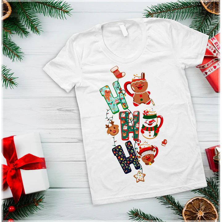 10 Artes para Camisa Ho Ho Ho Arquivo em Photoshop 5