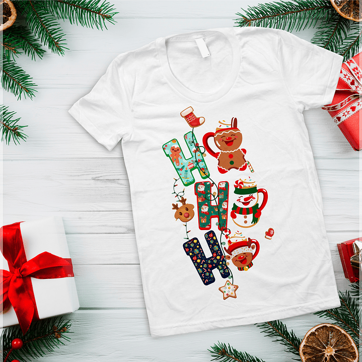 10 Artes para Camisa Ho Ho Ho Arquivo em Photoshop 5