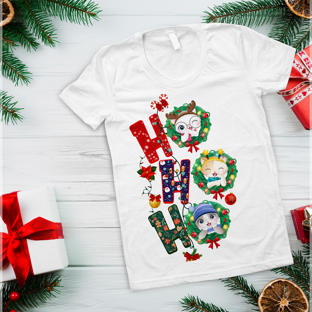 10 Artes para Camisa Ho Ho Ho Arquivo em Photoshop 9