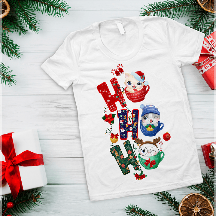 10 Artes para Camisa Ho Ho Ho Arquivo em Photoshop 10