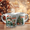 15 Artes para Caneca Papai Noel Arquivo em CorelDraw 