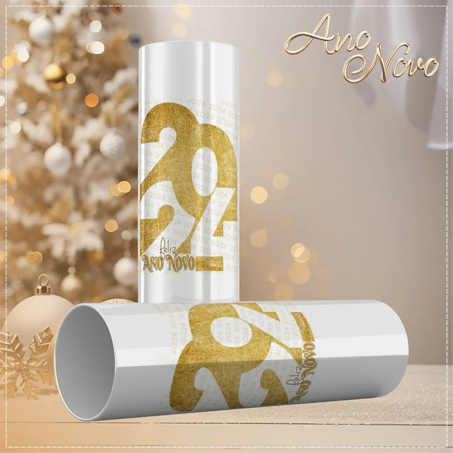 15 Artes para Copo Long Drink Ano Novo Arquivo em CorelDraw  1