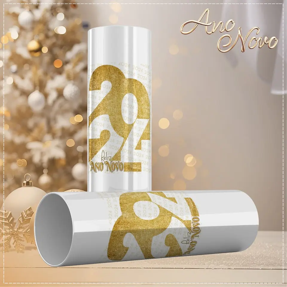 15 Artes para Copo Long Drink Ano Novo Arquivo em CorelDraw  1