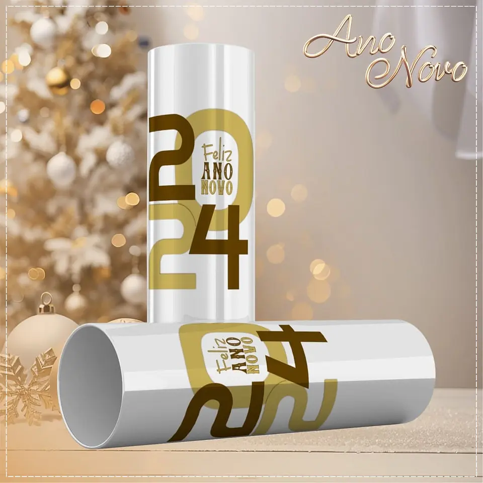 15 Artes para Copo Long Drink Ano Novo Arquivo em CorelDraw  2