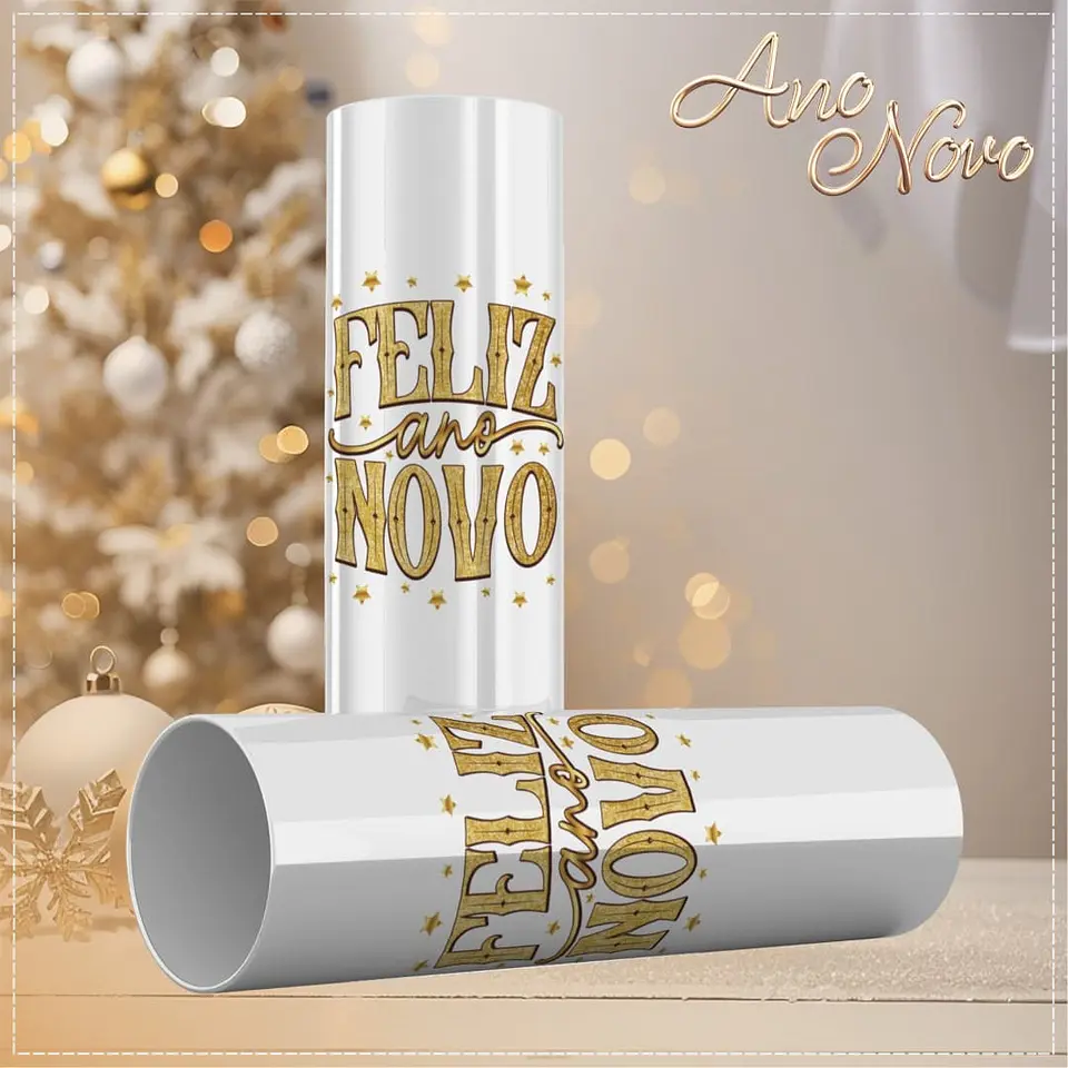 15 Artes para Copo Long Drink Ano Novo Arquivo em CorelDraw  6