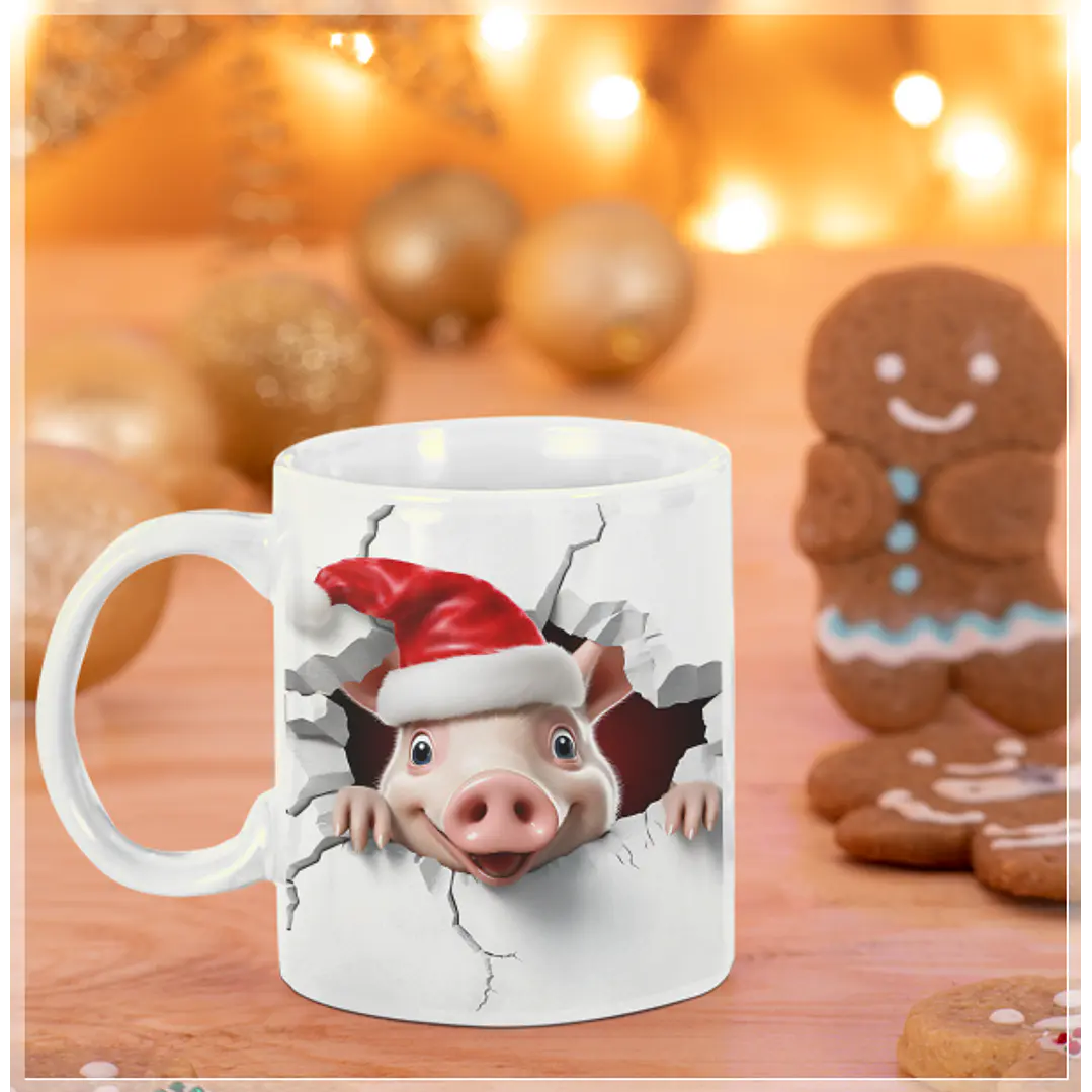 22 Artes para Caneca Bichinhos Natalinos Arquivo em Jpg  6