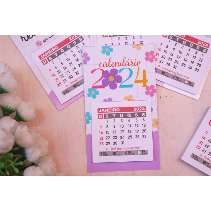 Arquivo Calendário de Mesa e Geladeira 2024 em Pdf 5
