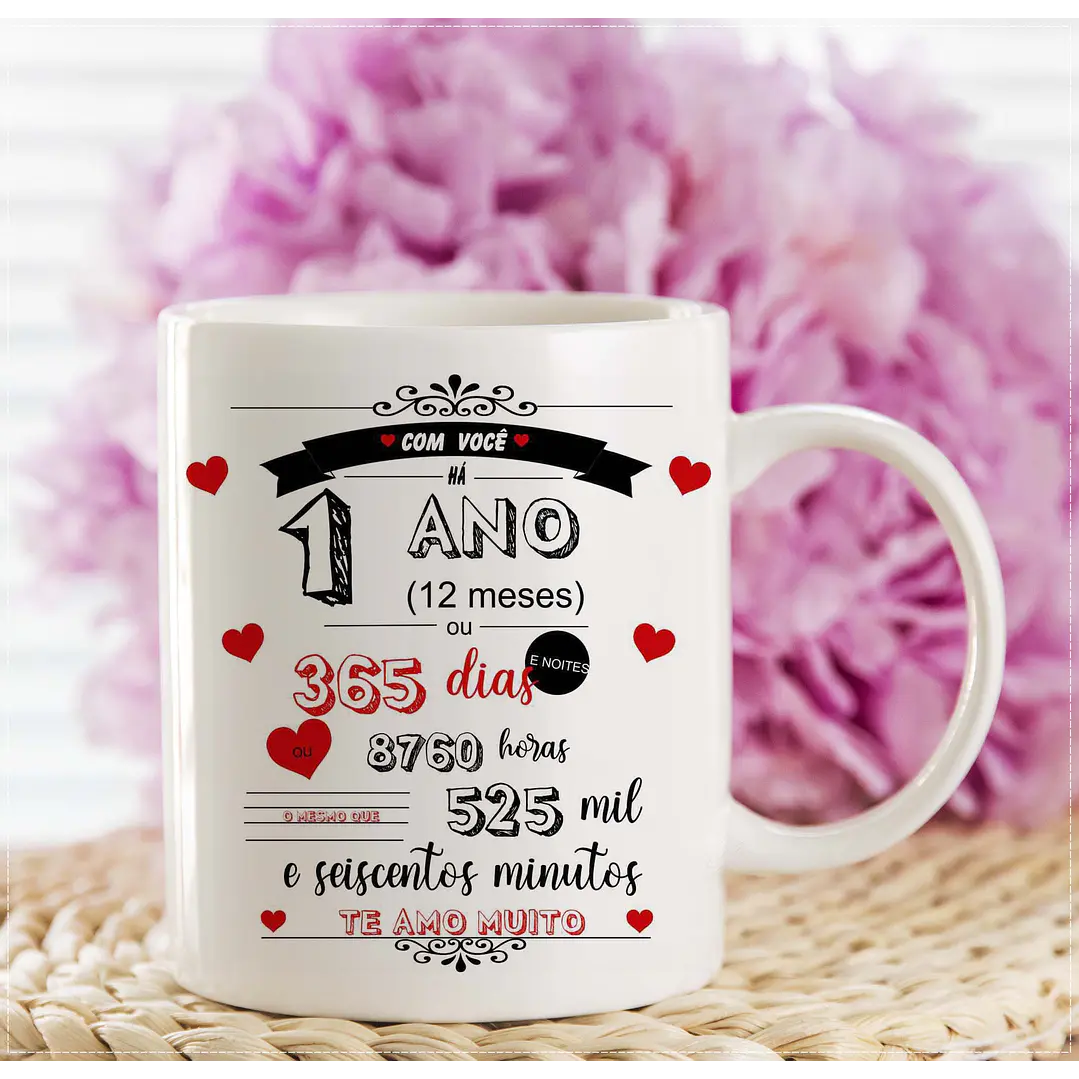 Arte Caneca Tempo de Namoro Arquivo em CorelDraw  1