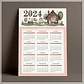 Arquivo para Sublimação Calendário 2024 Sublimação Baixar Grátis - Thumbnail 1