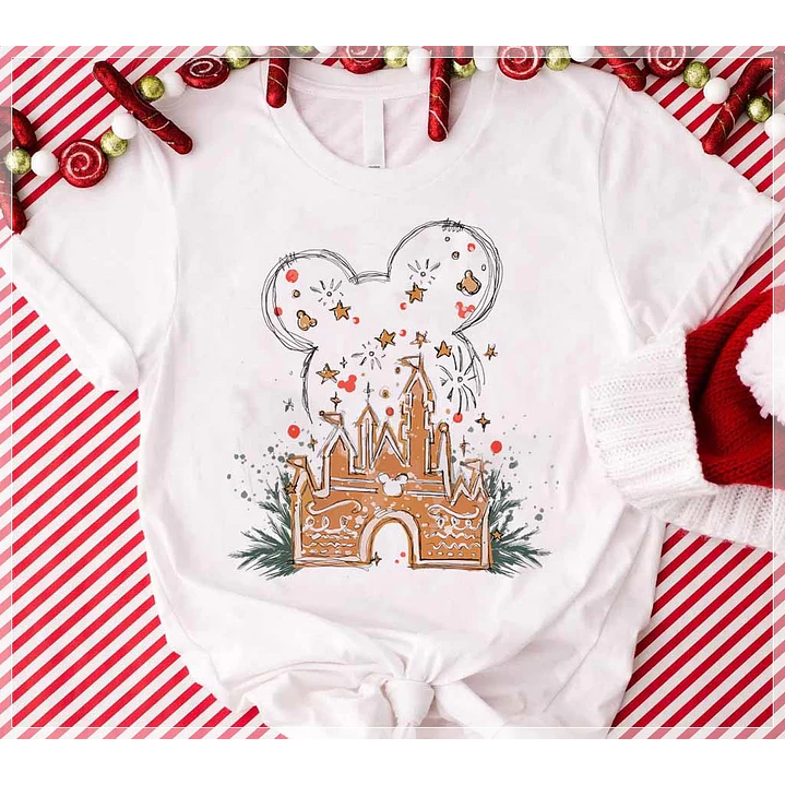 6 Artes para Camisa Natal Mickey e Minnie Arquivo em CorelDraw 1