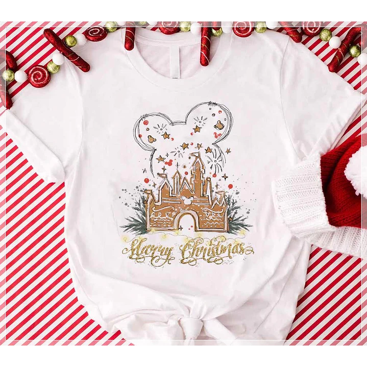 6 Artes para Camisa Natal Mickey e Minnie Arquivo em CorelDraw 2