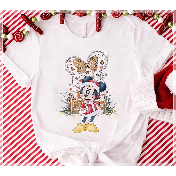 6 Artes para Camisa Natal Mickey e Minnie Arquivo em CorelDraw 4