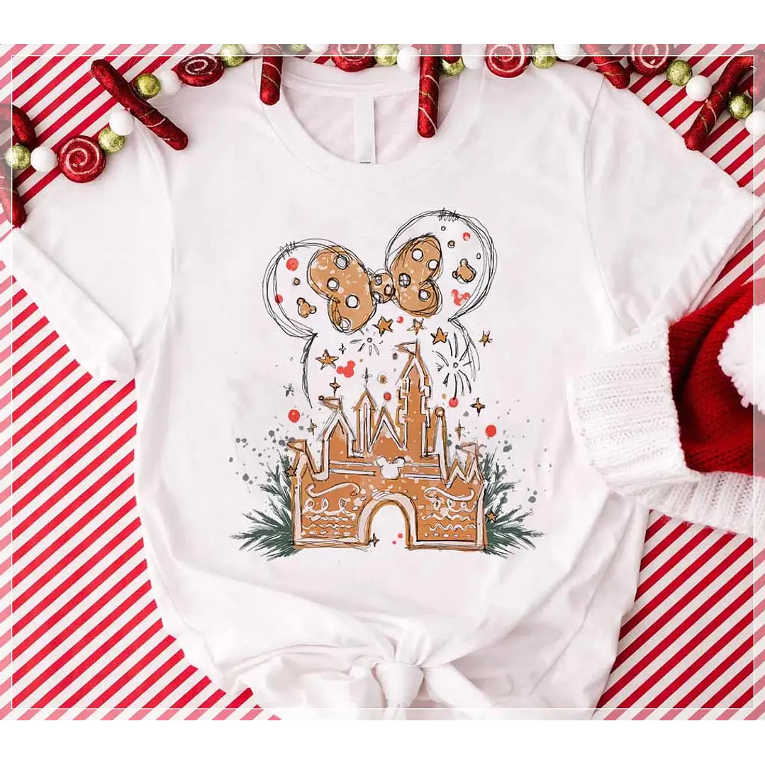 6 Artes para Camisa Natal Mickey e Minnie Arquivo em CorelDraw 8