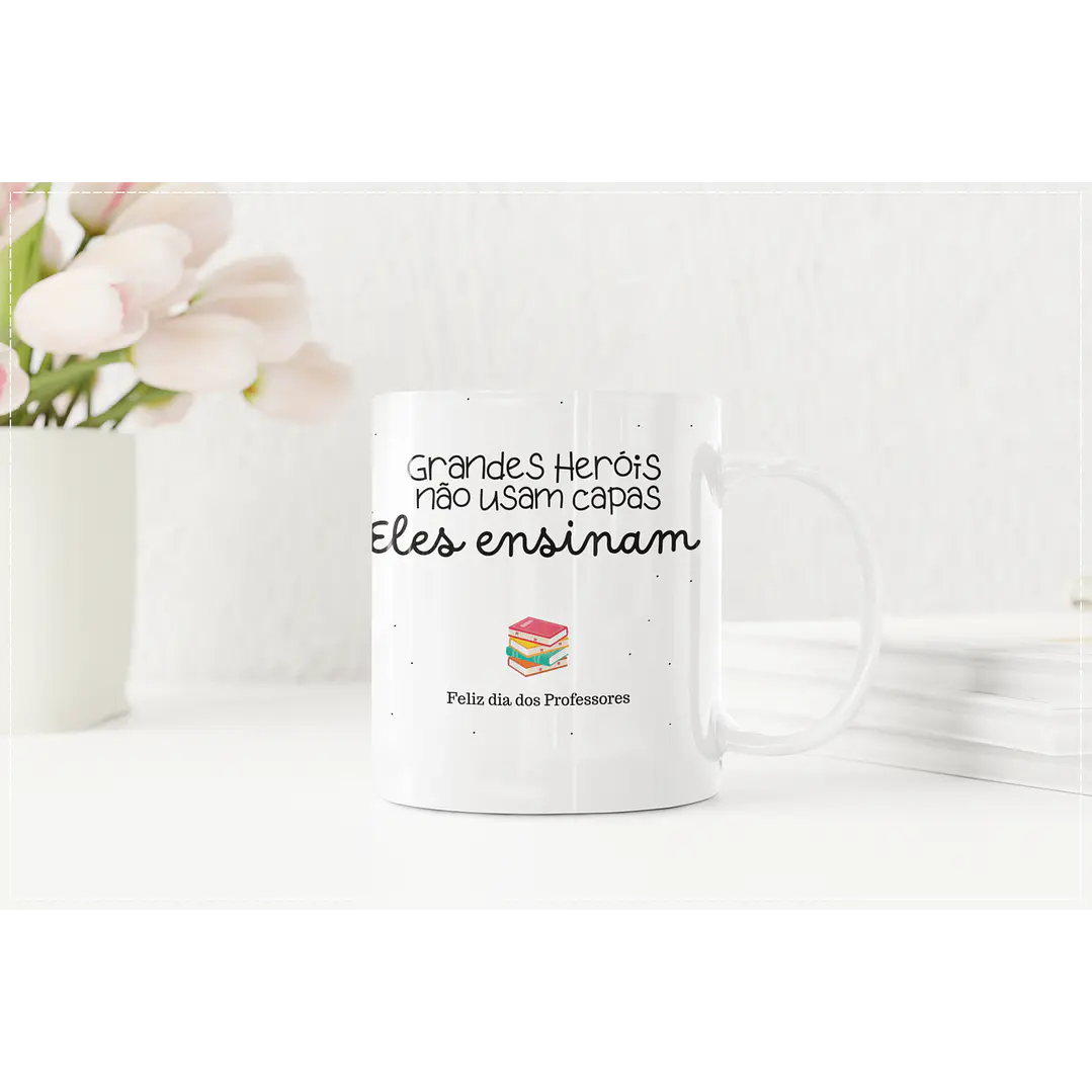 16 Artes para Caneca Dia dos Professores Minimalista Arquivo em Png 12