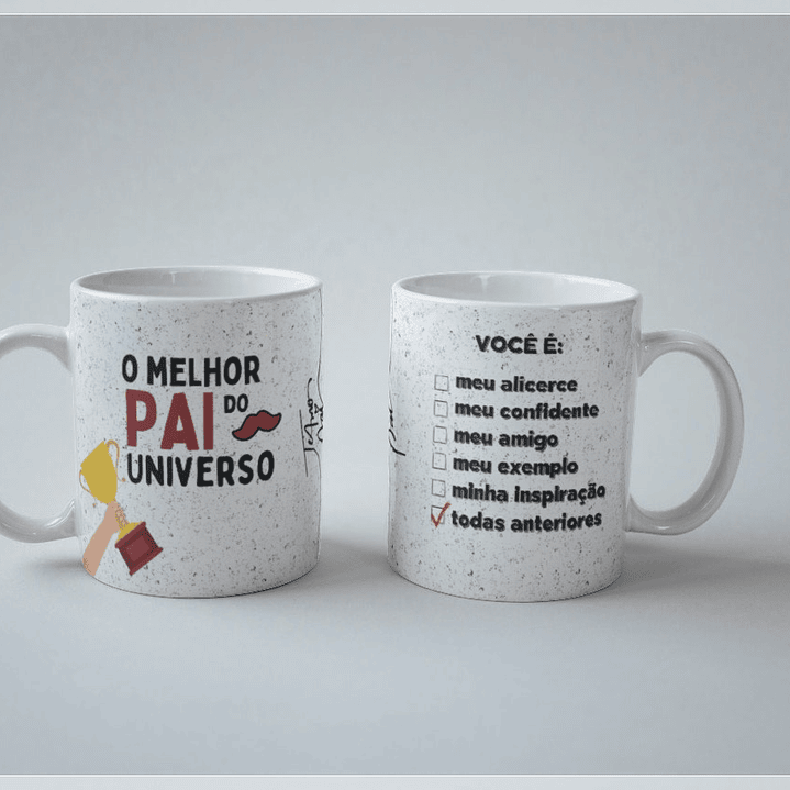 20 Artes para Caneca Dia dos Pais Minimalista Arquivo em Png 12