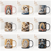 25 Artes para Caneca Santinhas em 3D Arquivo em Jpg 