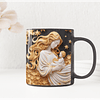 25 Artes para Caneca Santinhas em 3D Arquivo em Jpg 