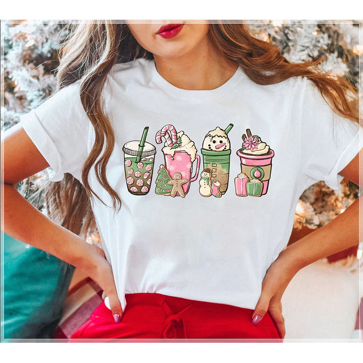 42 Artes para Camisa Café Natal Arquivo em Png 5