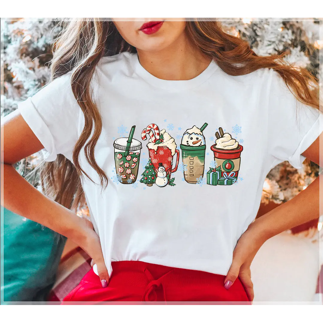 42 Artes para Camisa Café Natal Arquivo em Png 4