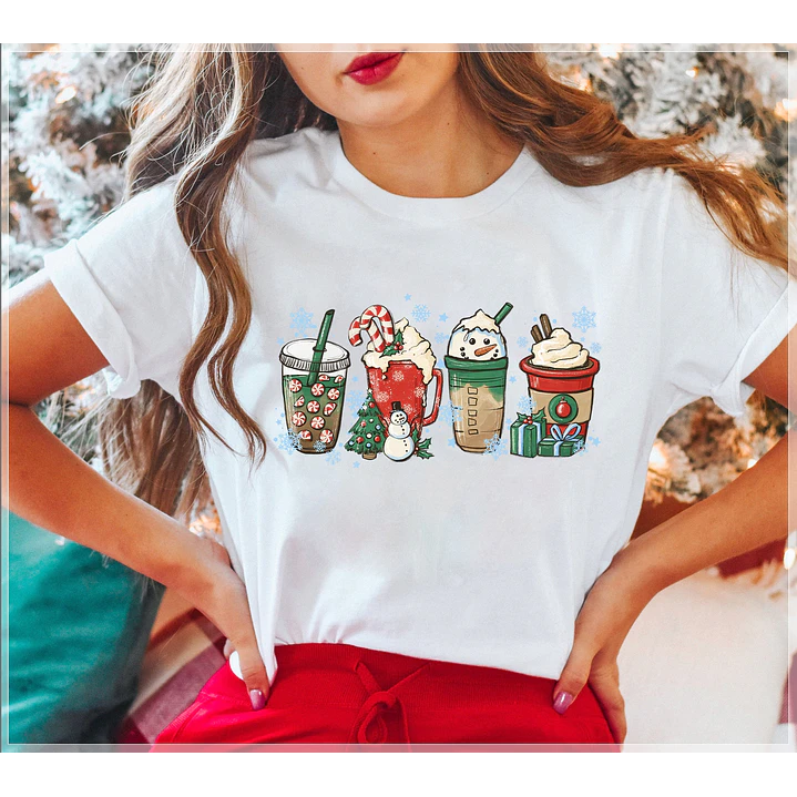 42 Artes para Camisa Café Natal Arquivo em Png 4