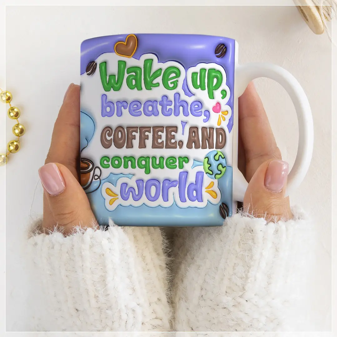 10 Artes para Caneca Café Inflados Arquivo em CorelDraw 1
