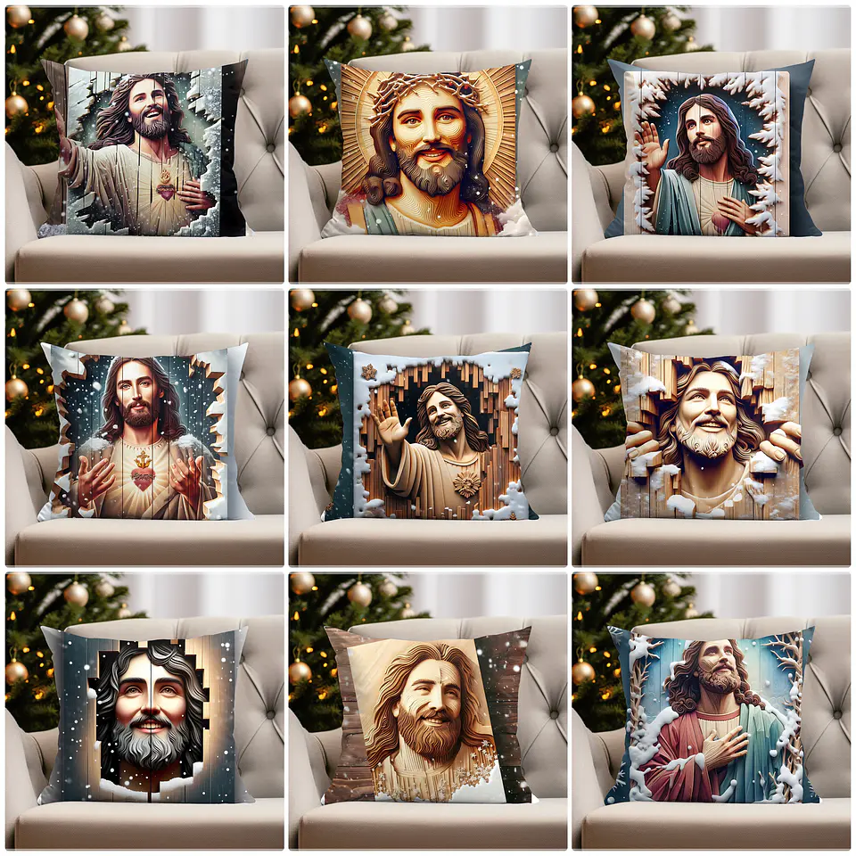 30 Artes para Caneca Almofada e Azulejo Jesus Cristo Arquivo em Jpg  2