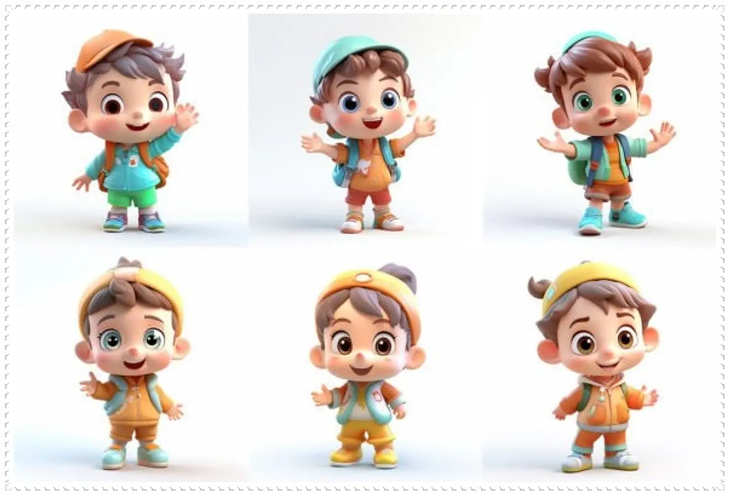 Kit Digital 22 Mascotinhos Arquivos em Png   6