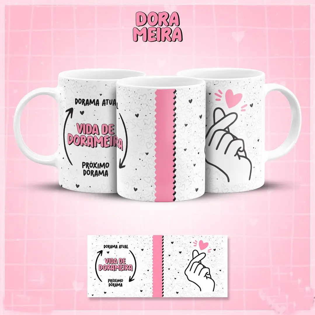 7 Artes Caneca Dorameira Arquivo em Jpg 2