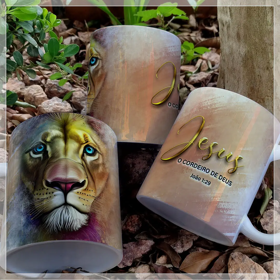 13 Artes Caneca Leão de Judá Arquivo em Jpg  11