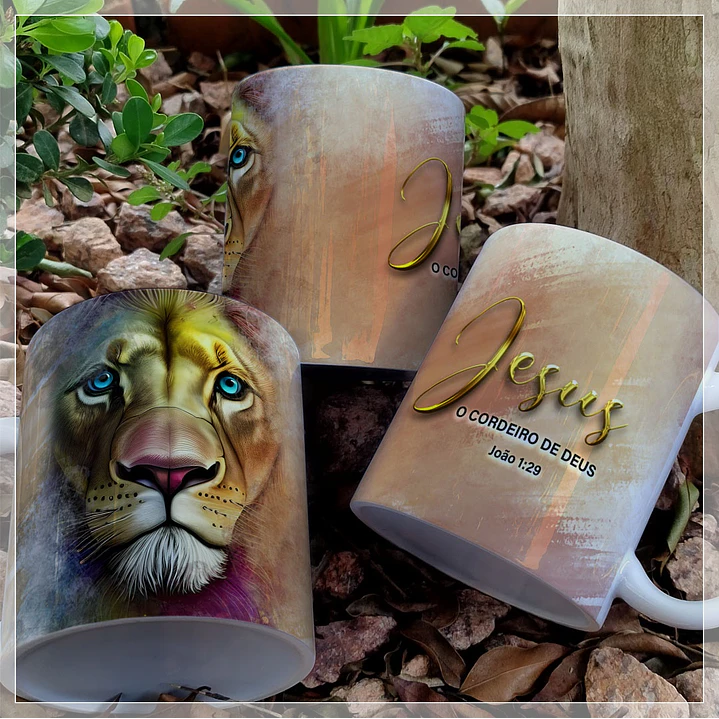 13 Artes Caneca Leão de Judá Arquivo em Jpg  11