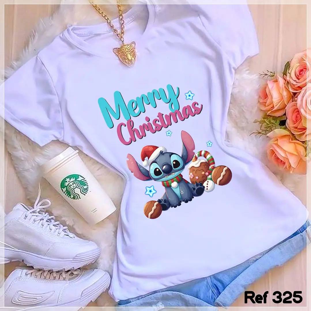 10 Artes para Camisa Stitchi Natalino Arquivo em Photoshop 8