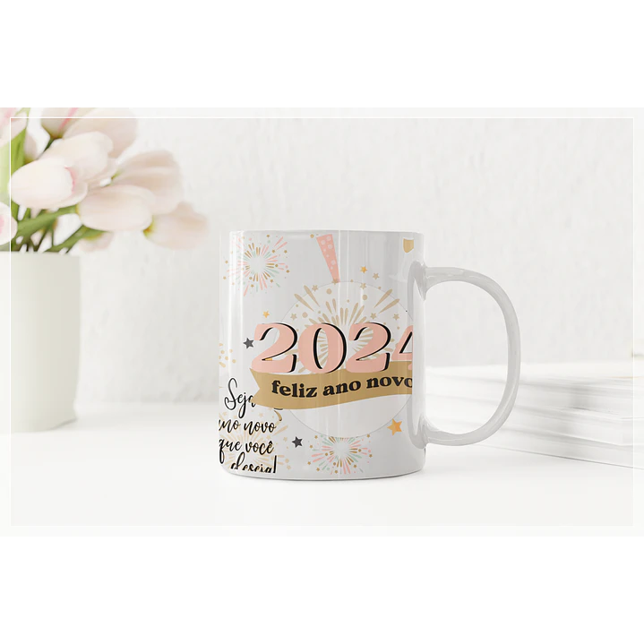 10 Artes para Caneca Ano Novo 2024 Arquivo em Jpg 8