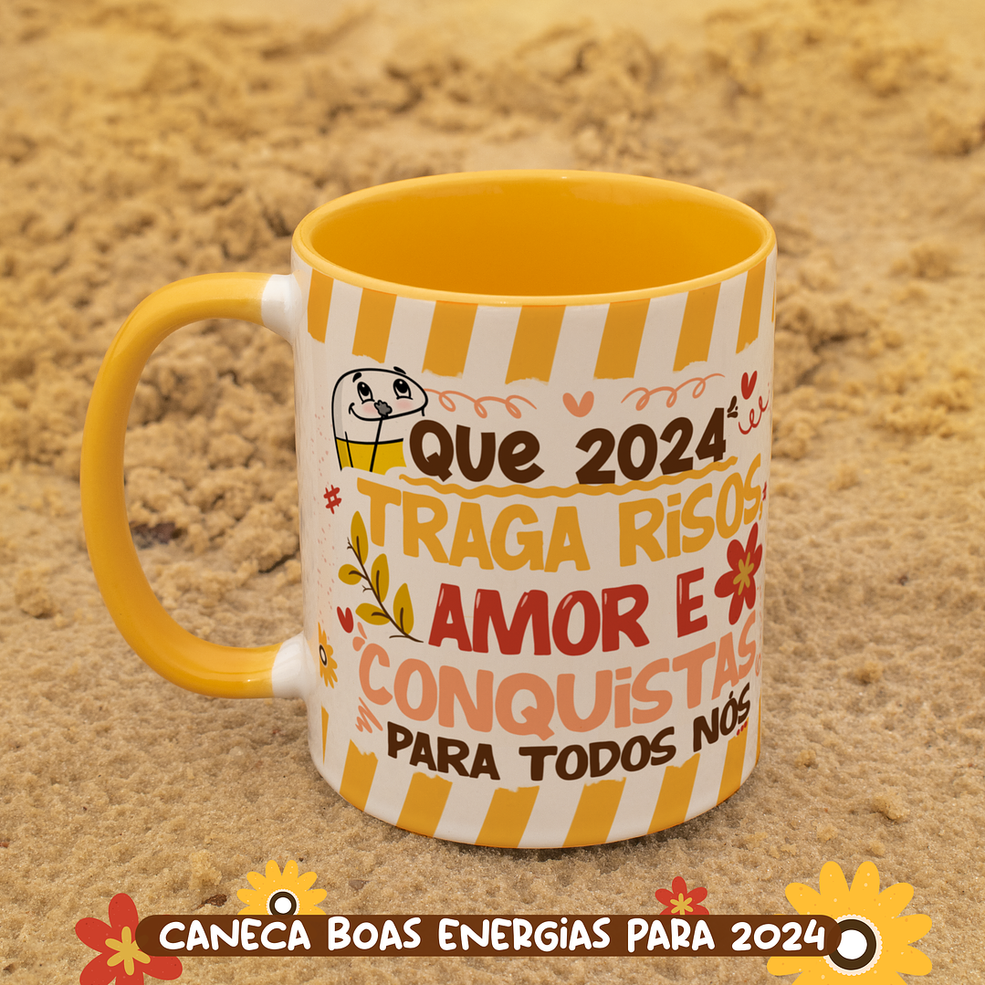 Arte Caneca Ano Novo Que 2024 traga risos amor e conquistas para todos nós Arquivo Png 1