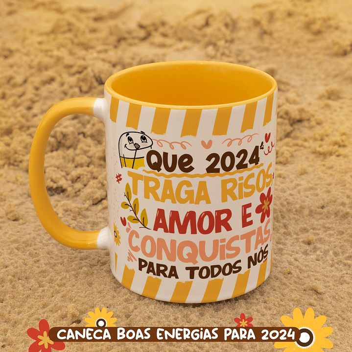 Arte Caneca Ano Novo Que 2024 traga risos amor e conquistas para todos nós Arquivo Png 1