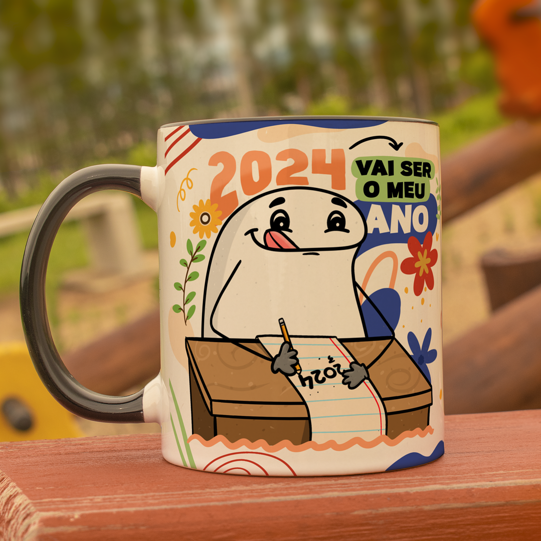 Arte Caneca Ano Novo 2024 Vai ser o meu ano Arquivo Png 1