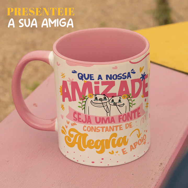 Arte Caneca Ano Novo Que a nossa amizade seja uma fonte constante de alegria e apoio Arquivo Png 1