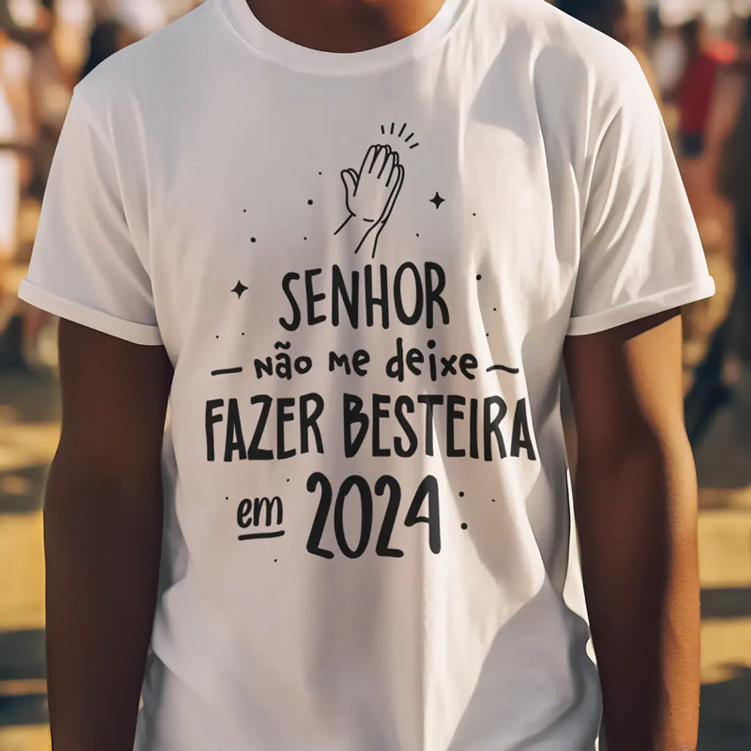 10 Artes Camisa Ano Novo Minimalista 2024 Sublimação em Jpg  7