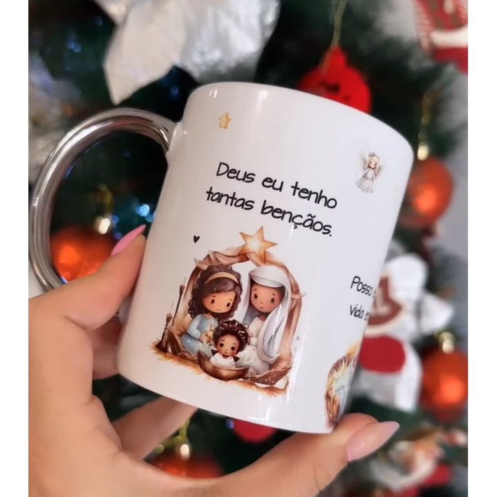 Artes para Caneca Deus Eu tenho tantas bençãos posso em minha vida enxergar Musica Frases Arquivos Editável + Jpg  1