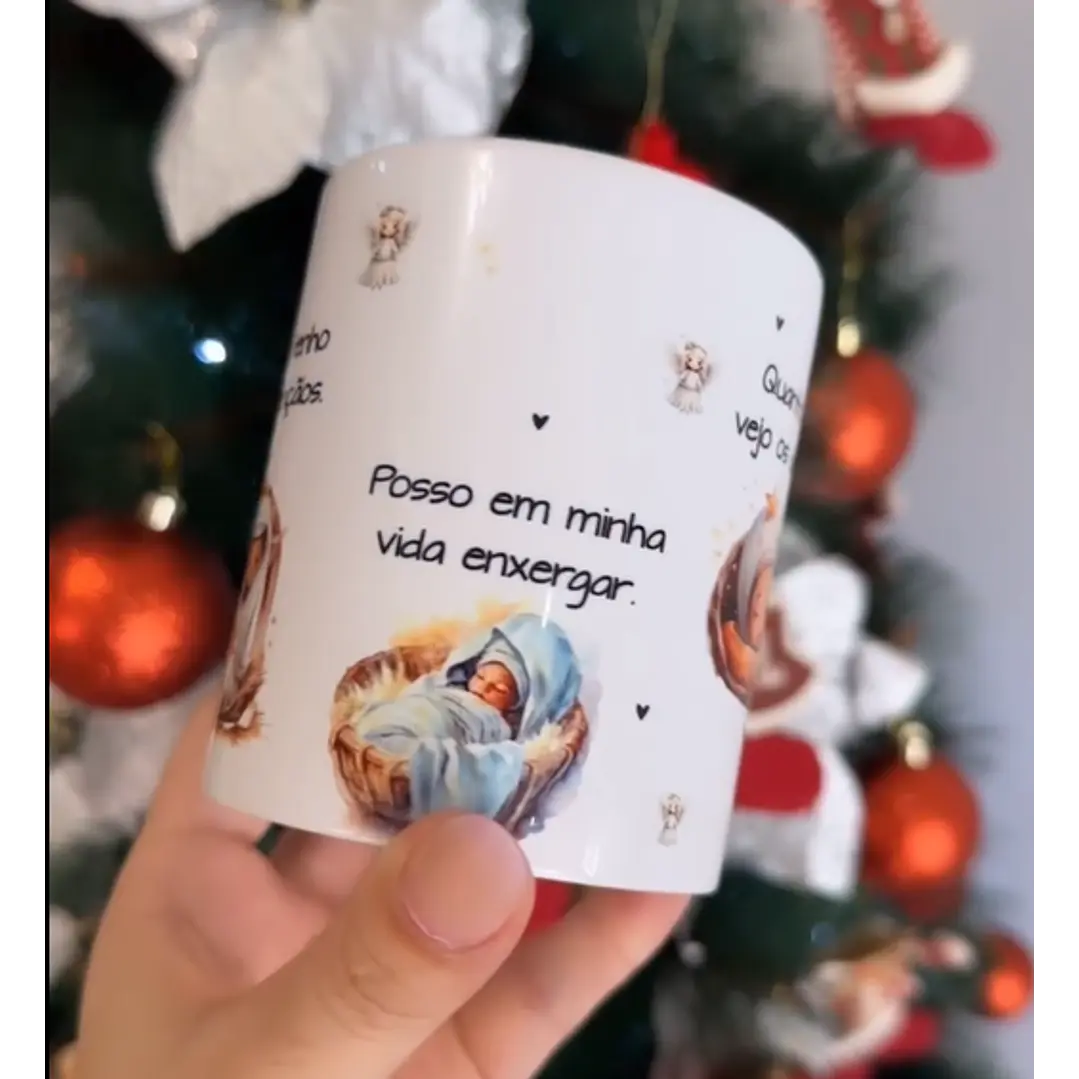 Artes para Caneca Deus Eu tenho tantas bençãos posso em minha vida enxergar Musica Frases Arquivos Editável + Jpg  2
