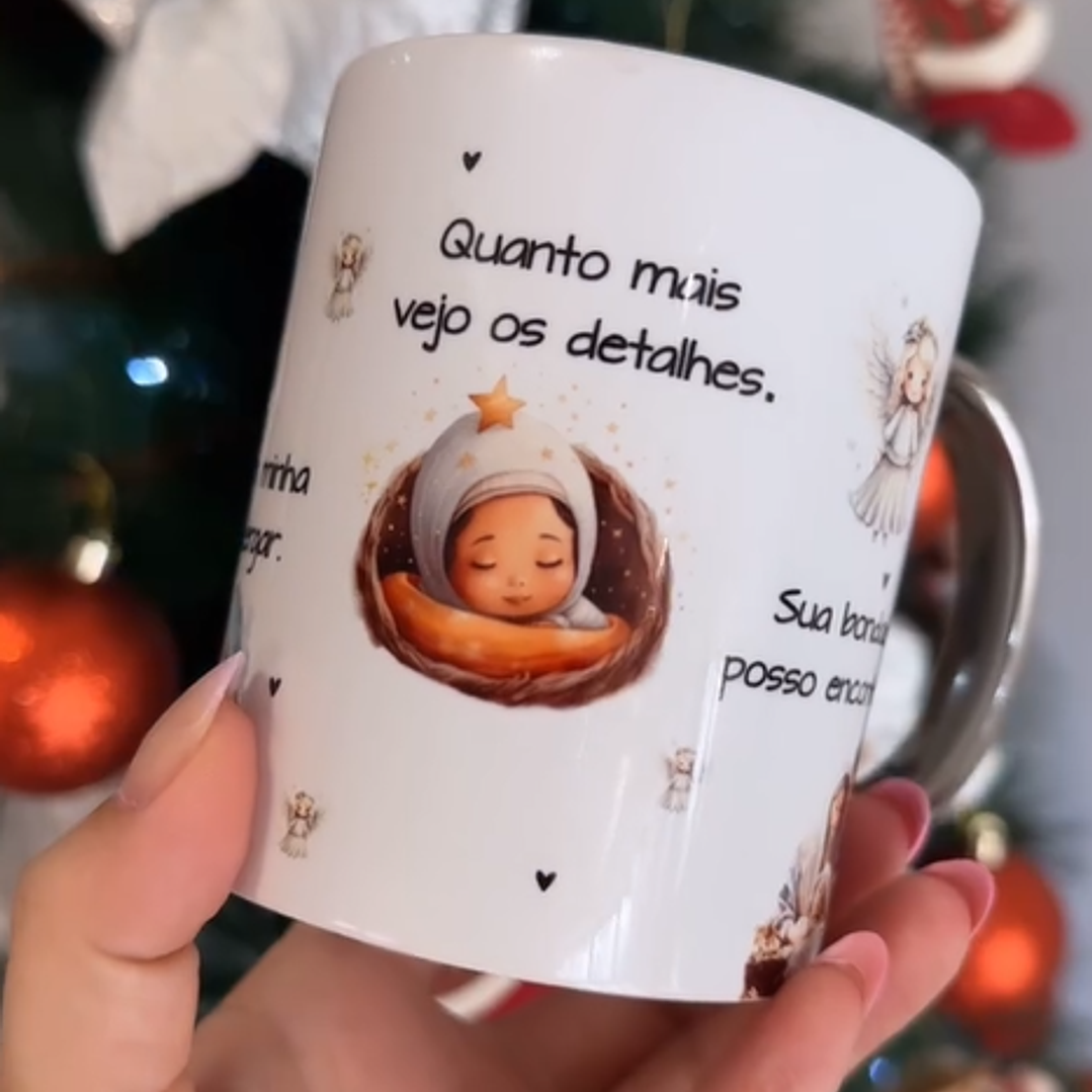 Artes para Caneca Deus Eu tenho tantas bençãos posso em minha vida enxergar Musica Frases Arquivos Editável + Jpg  3