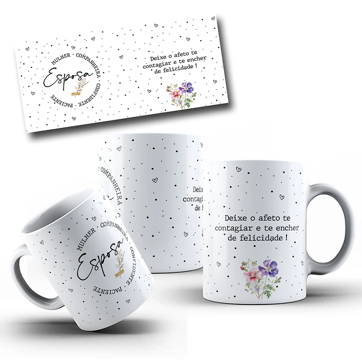 10 Artes Caneca Dia das Mães e Outros Delicada em Corel Draw  5