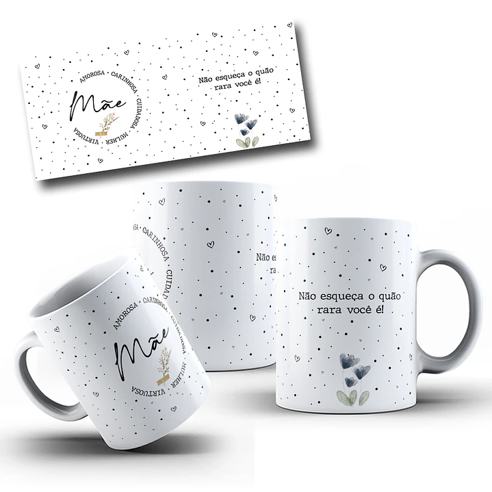 10 Artes Caneca Dia das Mães e Outros Delicada em Corel Draw  10