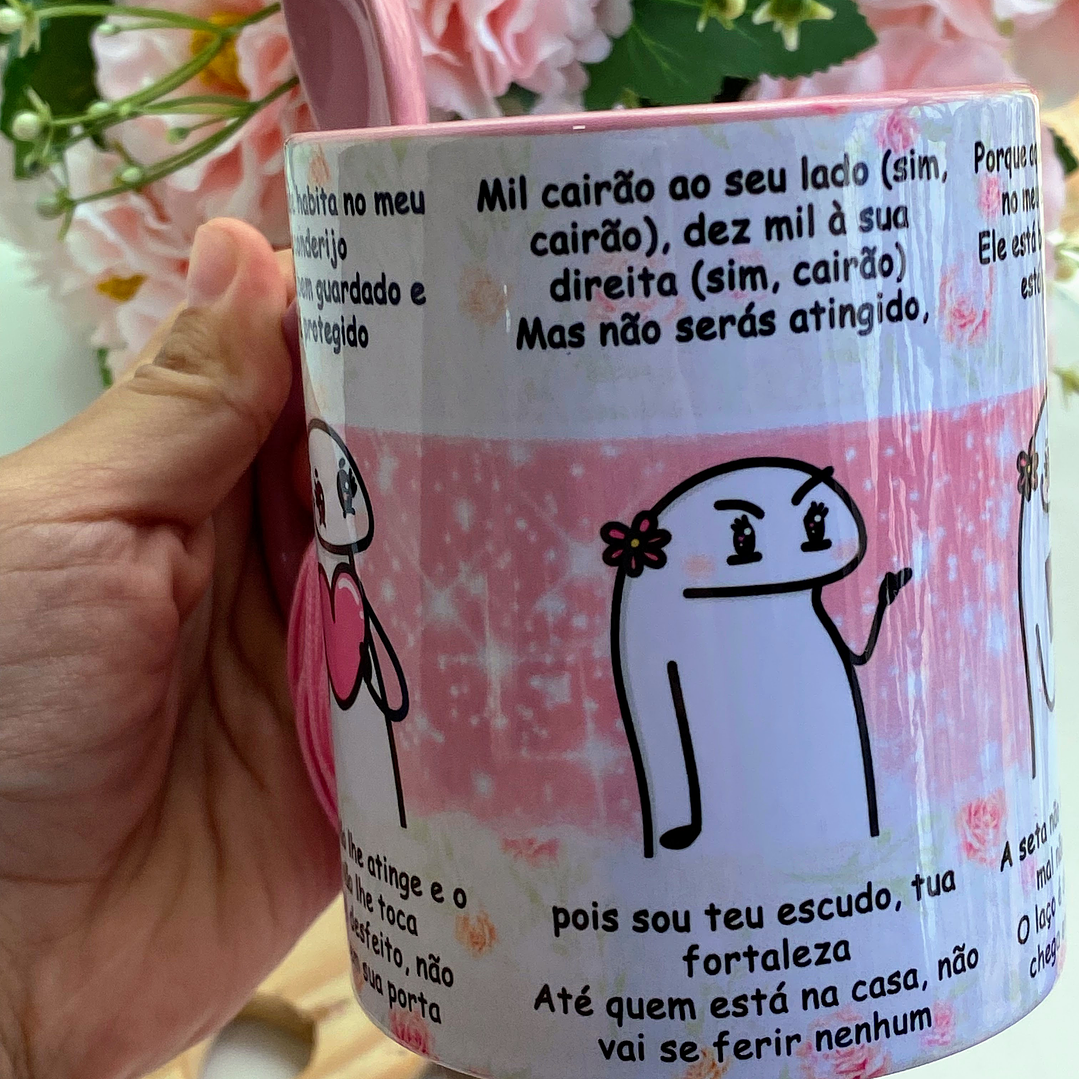 Artes para Caneca Aquele que Habita no meu esconderijo ele está bem guardado e está protegido Musica Frases Arquivos Jpg 2