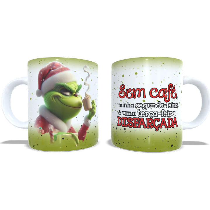 4 Artes para Caneca Grinchi Natal Arquivo em Jpg 3