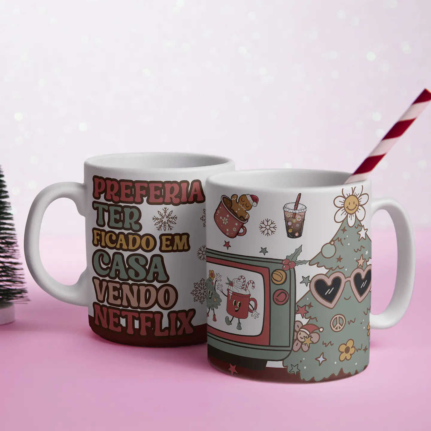 5 Artes para Caneca Natal Frases Arquivo Editável  5